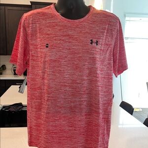Under Armour Men's Heathered Red Tee